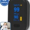 Curify® Medische Saturatiemeter - Zuurstofmeter Vinger Inclusief Hartslagmeter - Pulse Oximeter Met PI Functie -Winkel Voor Thuisgezondheidsmeetapparatuur 1000x1200 15