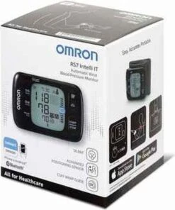 OMRON RS7 Intelli IT Bloeddrukmeter Pols - Blood Pressure Monitor Met Hartslagmeter – Onregelmatige Hartslag -Klinisch Gevalideerde Polsbloeddrukmeter - Met Mobiele App - 13,5 Tot 21,5 Cm Manchet – 3 Jaar Garantie -Winkel Voor Thuisgezondheidsmeetapparatuur 1000x1200