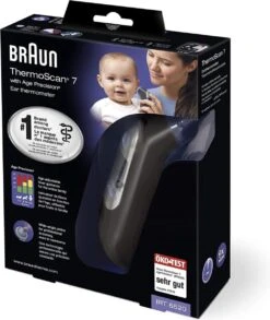 Braun IRT 6520B ThermoScan 7 MNLA - Lichaamsthermometer - Zwart -Winkel Voor Thuisgezondheidsmeetapparatuur 1012x1200
