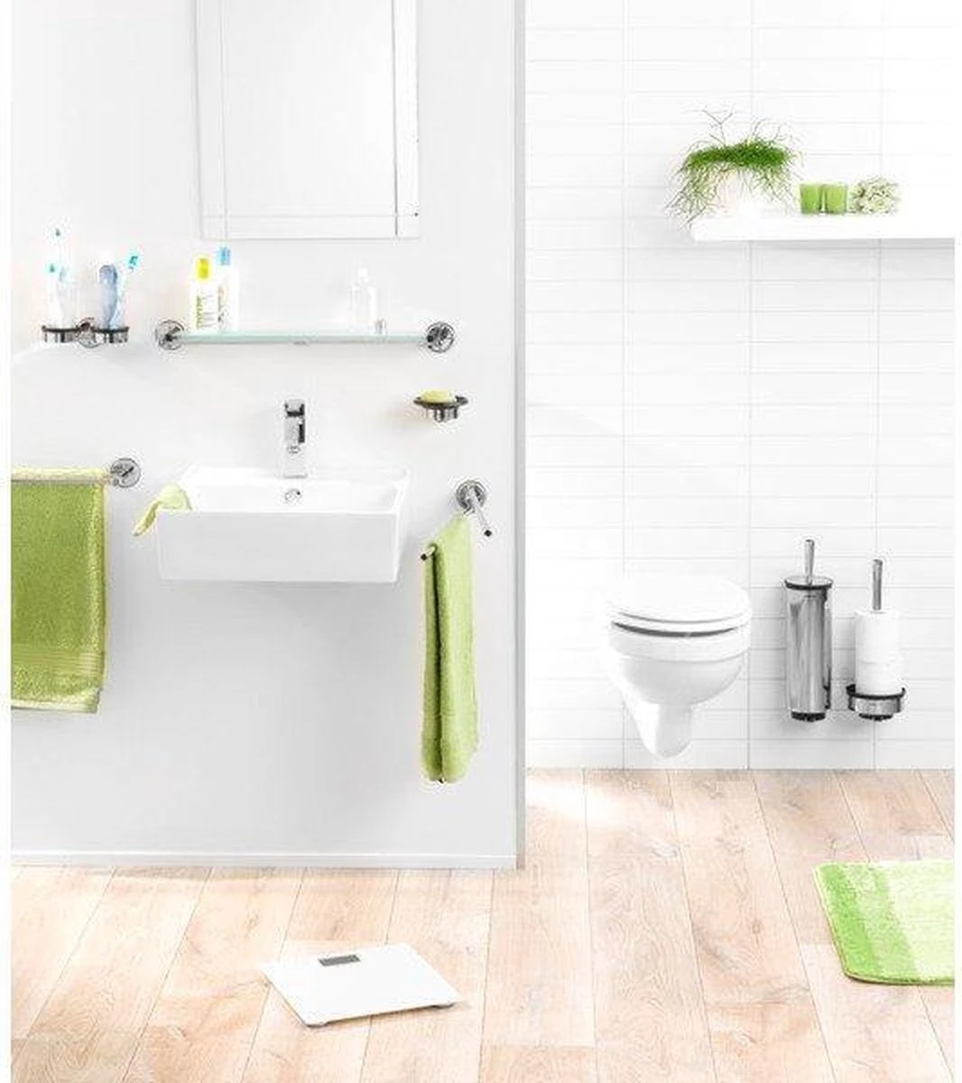 Brabantia Personenweegschaal Digitaal - Op Batterijen - White 13 Brabantia Personenweegschaal Digitaal - Op Batterijen - White - Afbeelding 11