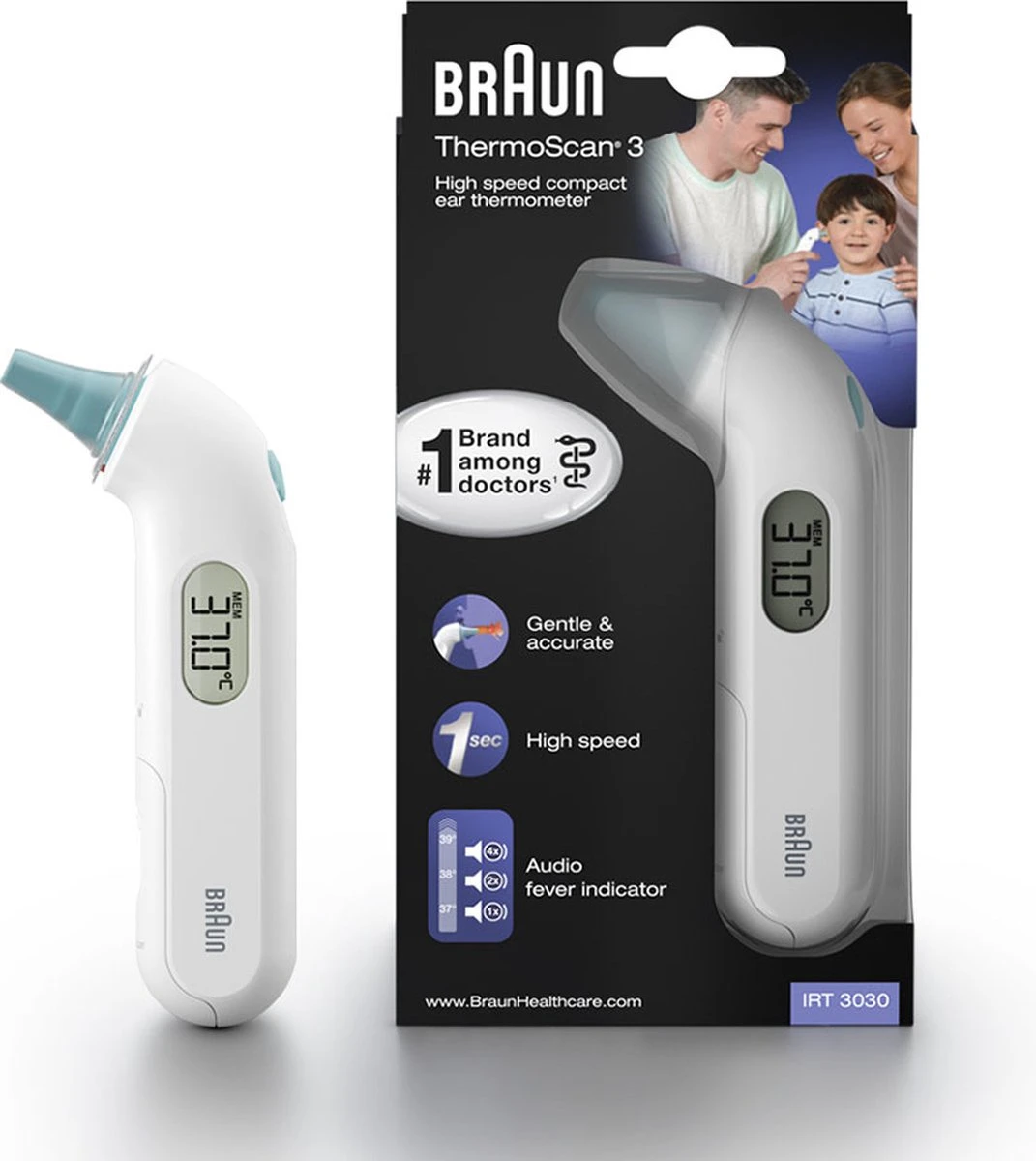 Braun IRT 3030 - Oorthermometer 8 Braun IRT 3030 - Oorthermometer - Afbeelding 6