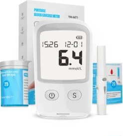 Merkloos Glucosemeter - Bloedsuikermeter - Bloedsuikerspiegelmeter - Diabetes Meter - Glucose Monitor - Teststrips - Startpakket