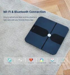 Skala Weegschaal Met Lichaamsanalyse - Digitale Personenweegschaal - Zwart -Winkel Voor Thuisgezondheidsmeetapparatuur 1123x1200