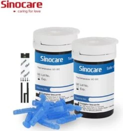 Sinocare Bloedglucosemeter/bloedglucose Diabetescontrolekit Met Codevrij Strips X 50 En Pijnloze Lancetten X 50 - In Mg/dL (Safe Accu) (50 Strips) -Winkel Voor Thuisgezondheidsmeetapparatuur 1132x1200 2
