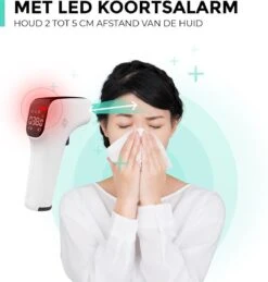 Curify® Infrarood Thermometer - Lichaam En Voorhoofd Contactloos Meten In 1 Seconde - Medische Koortsthermometer Voor Volwassenen, Kinderen En Baby - Temperatuurmeter Voorhoofd En Lichaam -Winkel Voor Thuisgezondheidsmeetapparatuur 1145x1200 3