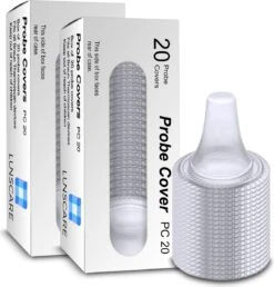 LunsCare Oorthermometer Beschermkapjes - Oorthermometer - Oorthermometer Volwassenen & Kinderen - Thermometer Lichaam - Braun Thermometer - Oorthermometer Braun - Braun Thermoscan - Oorthermometer Digitaal - 40 Stuks