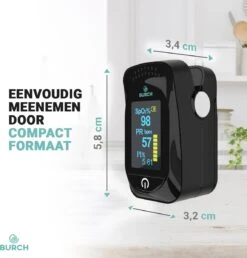 BURCH Med ® Saturatiemeter Zuurstofmeter Vinger - Oximeter - CE + FAGG Medische Kwalificatie En Inspectie - NL Handleiding - Koord + Batt. 17 BURCH Med ® Saturatiemeter Zuurstofmeter Vinger - Oximeter - CE + FAGG Medische Kwalificatie En Inspectie - NL Handleiding - Koord + Batt. -Winkel Voor Thuisgezondheidsmeetapparatuur 1148x1200 1