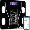 Merkloos Digitale Smart Weegschaal - Personenweegschaal - Met Lichaamsanalyse - USB Oplaadbaar - Met App - Zwart -Winkel Voor Thuisgezondheidsmeetapparatuur 1149x1200