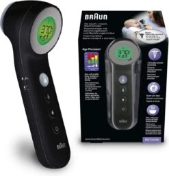 Braun Digitale Thermometer + Handige Opbergetui - Voorhoofdthermometer - Age Precision Technologie - Contactloze Meting - Geschikt Voor Baby's, Kinderen & Volwassenen - Koortsindicator Met Leeftijdsinstelling - Met Stiltemodus - BNT400 - Zwart 23 Braun Digitale Thermometer + Handige Opbergetui - Voorhoofdthermometer - Age Precision Technologie - Contactloze Meting - Geschikt Voor Baby's, Kinderen & Volwassenen - Koortsindicator Met Leeftijdsinstelling - Met Stiltemodus - BNT400 - Zwart -Winkel Voor Thuisgezondheidsmeetapparatuur 1155x1200 5