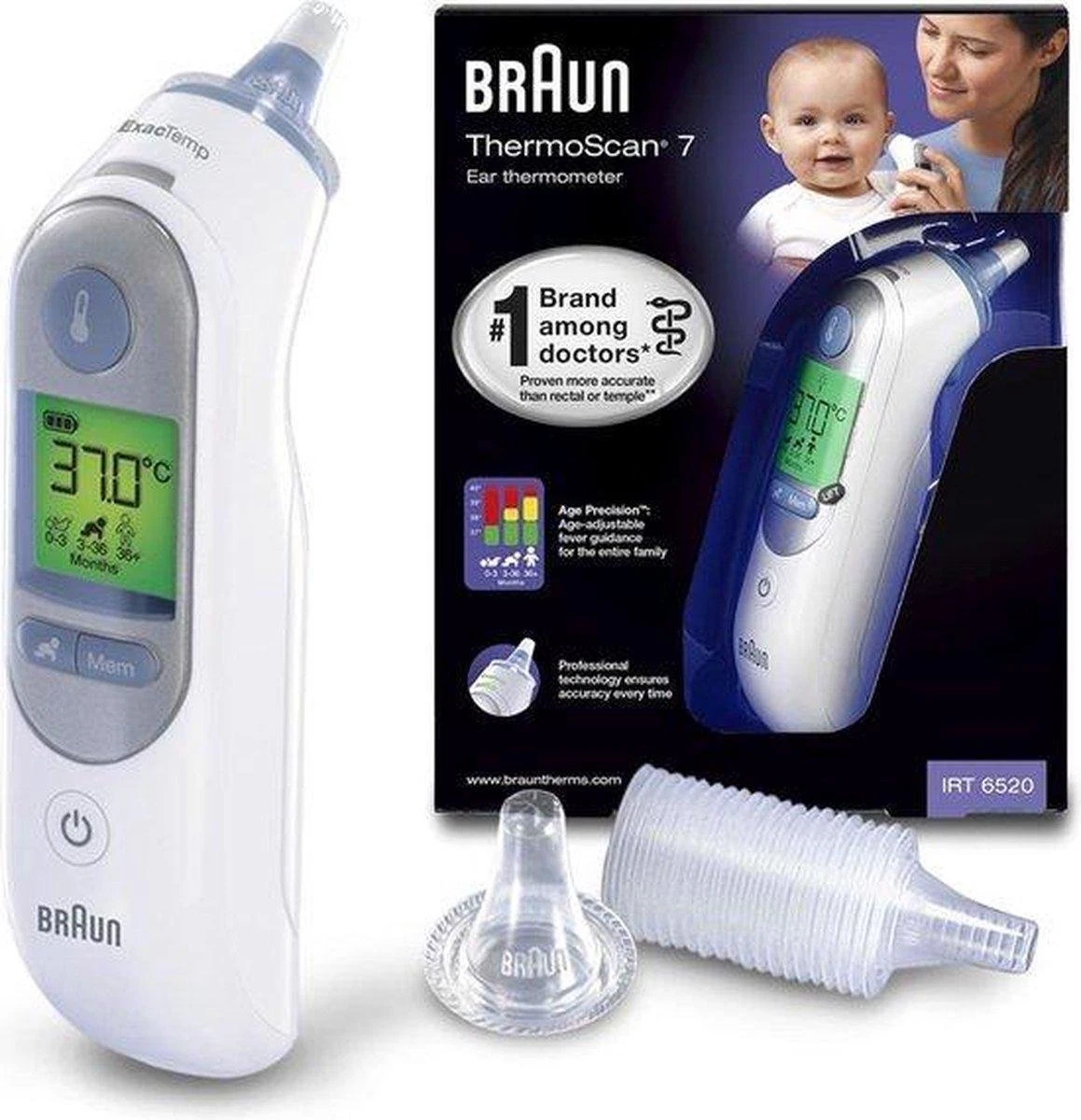 Braun Thermoscan 7 IRT 6520 Thermometer 3 Braun Thermoscan 7 IRT 6520 Thermometer