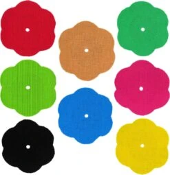 Set Van 2 Fixeer Tapes / Pleisters / Stickers - Bloem - Blauw - Geschikt Voor FreeStyle Libre 2 Sensor -Winkel Voor Thuisgezondheidsmeetapparatuur 1162x1200 2