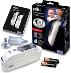 Braun Digitale Oor Thermometer | Inclusief Batterijen | IRT 6520 | Meet Op Basis Van Leeftijd | Nauwkeurige Meter - Met Nachtverlichting - Oormeter - Oorthermometer - Thermoscan | De Veiligheids-winkel