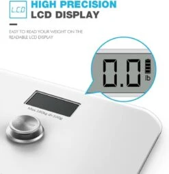 Beepower - Mini Personenweegschaal - Self Powered - Compact - Wit -Winkel Voor Thuisgezondheidsmeetapparatuur 1167x1200