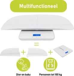 WeighJo - Digitale Weegschaal - Dierenweegschaal -Baby Weegschaal - Tot 100 Kg -Winkel Voor Thuisgezondheidsmeetapparatuur 1173x1200 2