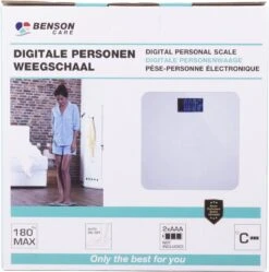 Benson Hofftech - Digitale Personenweegschaal - Wit - Max 180 KG 11 Benson Hofftech - Digitale Personenweegschaal - Wit - Max 180 KG -Winkel Voor Thuisgezondheidsmeetapparatuur 1190x1200