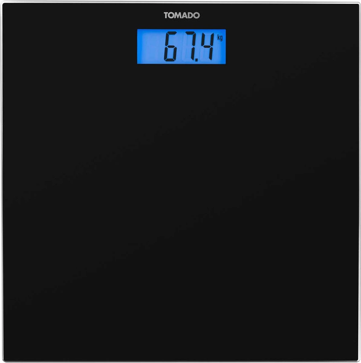 Tomado TBS0301B - Personenweegschaal - Weegt Tot 180 KG - Digitaal - 2 AAA Batterijen Meegeleverd - Zwart 6 Tomado TBS0301B - Personenweegschaal - Weegt Tot 180 KG - Digitaal - 2 AAA Batterijen Meegeleverd - Zwart - Afbeelding 4