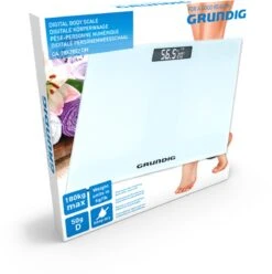Grundig Weegschaal - Digitale Personenweegschaal - 50 Gram Nauwkeurig - 2 Tot 180 Kilo - Wit -Winkel Voor Thuisgezondheidsmeetapparatuur 1195x1200 4