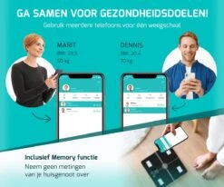 FITAGE LCD Personenweegschaal - Weegschaal Met 17x Lichaamsanalyse - Vetpercentagemeter - FITAGE App -Winkel Voor Thuisgezondheidsmeetapparatuur 1200x1000 22