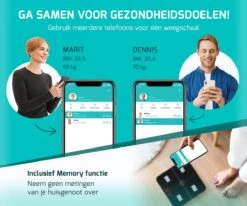 FITAGE WiFi Personenweegschaal - Weegschaal Met 17x Lichaamsanalyse - Vetpercentagemeter - FITAGE App -Winkel Voor Thuisgezondheidsmeetapparatuur 1200x1000 7