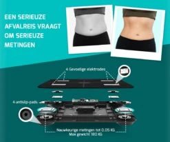 FITAGE WiFi Personenweegschaal - Weegschaal Met 17x Lichaamsanalyse - Vetpercentagemeter - FITAGE App -Winkel Voor Thuisgezondheidsmeetapparatuur 1200x1000 9