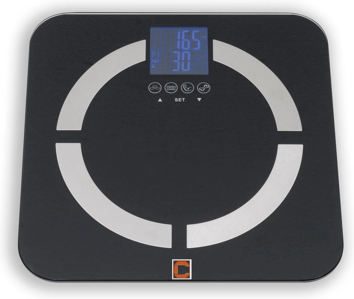 Cresta Care CBS350 Personenweegschaal - Zwart 7 Cresta Care CBS350 Personenweegschaal - Zwart - Afbeelding 5