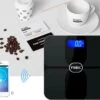 Naisidier - Smart Bluetooth Weegschaal (IOS, Android) - Personenweegschaal - Digitaal Bluetooth Weegschaal - Verlicht LCD Scherm - Zwart -Winkel Voor Thuisgezondheidsmeetapparatuur 1200x1016 5