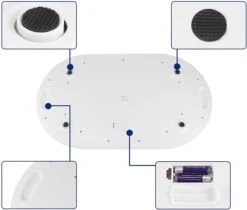 A&K Baby Weegschaal - Digitaal - Multifunctioneel - Babyweegschaal - Inclusief Batterijen – Personenweegschaal - Dierenweegschaal - Blauw -Winkel Voor Thuisgezondheidsmeetapparatuur 1200x1020
