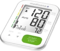 Medisana BU 570 Connect Bovenarmbloeddrukmeter Wit -Winkel Voor Thuisgezondheidsmeetapparatuur 1200x1029 2