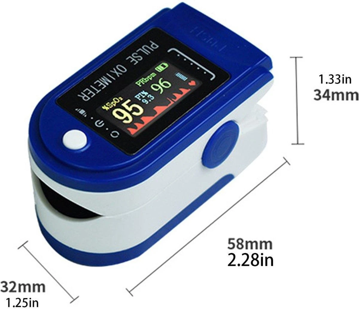 Vingertop Pulse Oximeter- Accuraat- Makkelijk In Gebruik 3 Vingertop Pulse Oximeter- Accuraat- Makkelijk In Gebruik