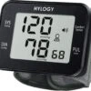 HYLOGY Pols Bloeddrukmeter Hartstichting - Digitaal LCD-scherm - Wrist Blood Pressure Monitor Easy - Manchet 13.5-21 Cm - Spraakuitzending - Zwart
