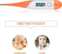 Thermometer Lichaam - Koorts - Koortsthermometer Voor Volwassenen - Oranje - Incl. Opbergcase En Handleiding! -Winkel Voor Thuisgezondheidsmeetapparatuur 1200x1055 1