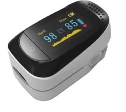 Saturatie En Hartslagmeter - Oximeter - (Bloed) Zuurstofmeter - Vingertop Pulse - Wit