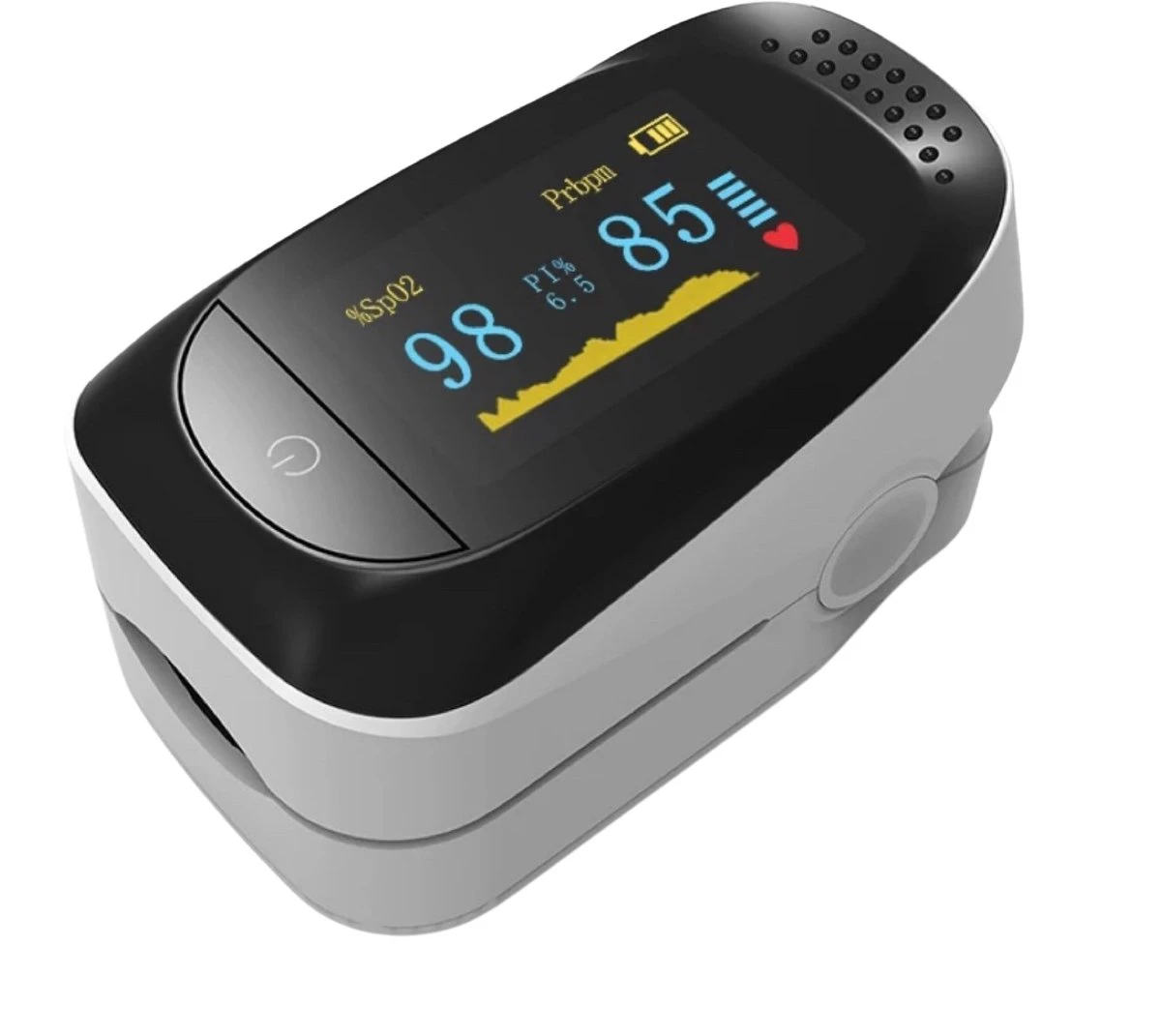 Saturatie En Hartslagmeter - Oximeter - (Bloed) Zuurstofmeter - Vingertop Pulse - Wit 3 Saturatie En Hartslagmeter - Oximeter - (Bloed) Zuurstofmeter - Vingertop Pulse - Wit