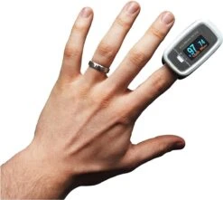 Contec CMS50D1 Saturatiemeter - Wit -Winkel Voor Thuisgezondheidsmeetapparatuur 1200x1076 4