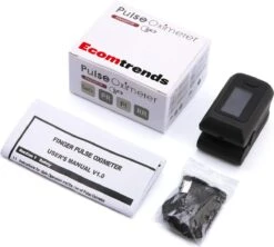 Ecomtrends® Bloeddrukmeter - Saturatiemeter - Zuurstofmeter Met Draagkoort - Zwart -Winkel Voor Thuisgezondheidsmeetapparatuur 1200x1080 3