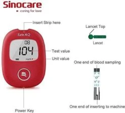 Sinocare - 5 Seconden Result Bloedglucosemeter, Safe AQ Smart Bloedglucosetestkit Met Bloedglucoseteststrips X 50 + Bloedsuikertestlancet X 50 + 2 AAA Batterijen + Diabetische Prikpen Zonder Code - Mg/dL 12 Sinocare - 5 Seconden Result Bloedglucosemeter, Safe AQ Smart Bloedglucosetestkit Met Bloedglucoseteststrips X 50 + Bloedsuikertestlancet X 50 + 2 AAA Batterijen + Diabetische Prikpen Zonder Code - Mg/dL -Winkel Voor Thuisgezondheidsmeetapparatuur 1200x1081 1
