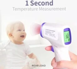 Thermometer - Thermometer Lichaam - Thermometer Voorhoofd - Koortsthermometer Voor Volwassenen - Baby Thermometer - Koortsthermometer - Thermometer Koorts- Thermometer Binnen - Voorhoofd Thermometer - Infrarood Thermometer - 1 Seconde Meten -Winkel Voor Thuisgezondheidsmeetapparatuur 1200x1082 1