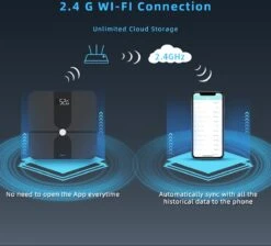 Skala Weegschaal Met Lichaamsanalyse - Digitale Personenweegschaal - Zwart -Winkel Voor Thuisgezondheidsmeetapparatuur 1200x1088