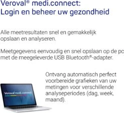 Veroval® Duo Control Bovenarm Bloeddrukmeter Met Medium Band (22 - 32 Cm) -Winkel Voor Thuisgezondheidsmeetapparatuur 1200x1095 2