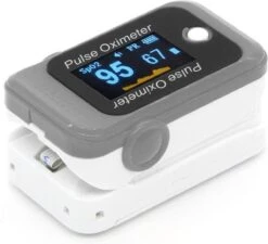 Pulsoximeter Vinger - Hartslag En SpO2 Meter - Berry Electronics Tech + Bluetooth Functie