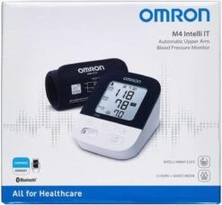 Omron M4 Intelli IT - Bovenarm Bloeddrukmeter - Omtrek Manchet: 22-42 Cm -Winkel Voor Thuisgezondheidsmeetapparatuur 1200x1106