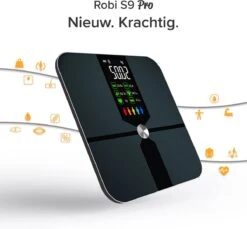 Robi S9 Personenweegschaal Met Lichaamsanalyse - Zwart -Winkel Voor Thuisgezondheidsmeetapparatuur 1200x1111