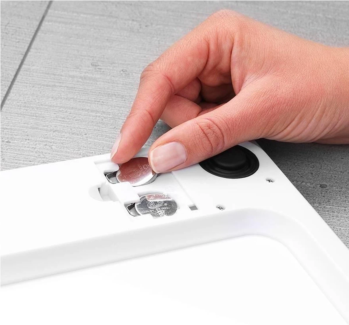 Brabantia Personenweegschaal Digitaal - Op Batterijen - White 6 Brabantia Personenweegschaal Digitaal - Op Batterijen - White - Afbeelding 4