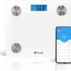 Achaté Slimme Weegschaal Met App - 12 Lichaamsanalyses - Smart Personenweegschaal - 8 Gebruikers - Incl Batterij - Wit -Winkel Voor Thuisgezondheidsmeetapparatuur 1200x1118