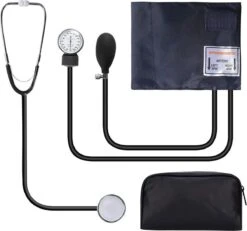 Handmatige Bloeddrukmeter Bovenarm Met Stethoscoop In Zwart Etui 12 Handmatige Bloeddrukmeter Bovenarm Met Stethoscoop In Zwart Etui -Winkel Voor Thuisgezondheidsmeetapparatuur 1200x1120 1