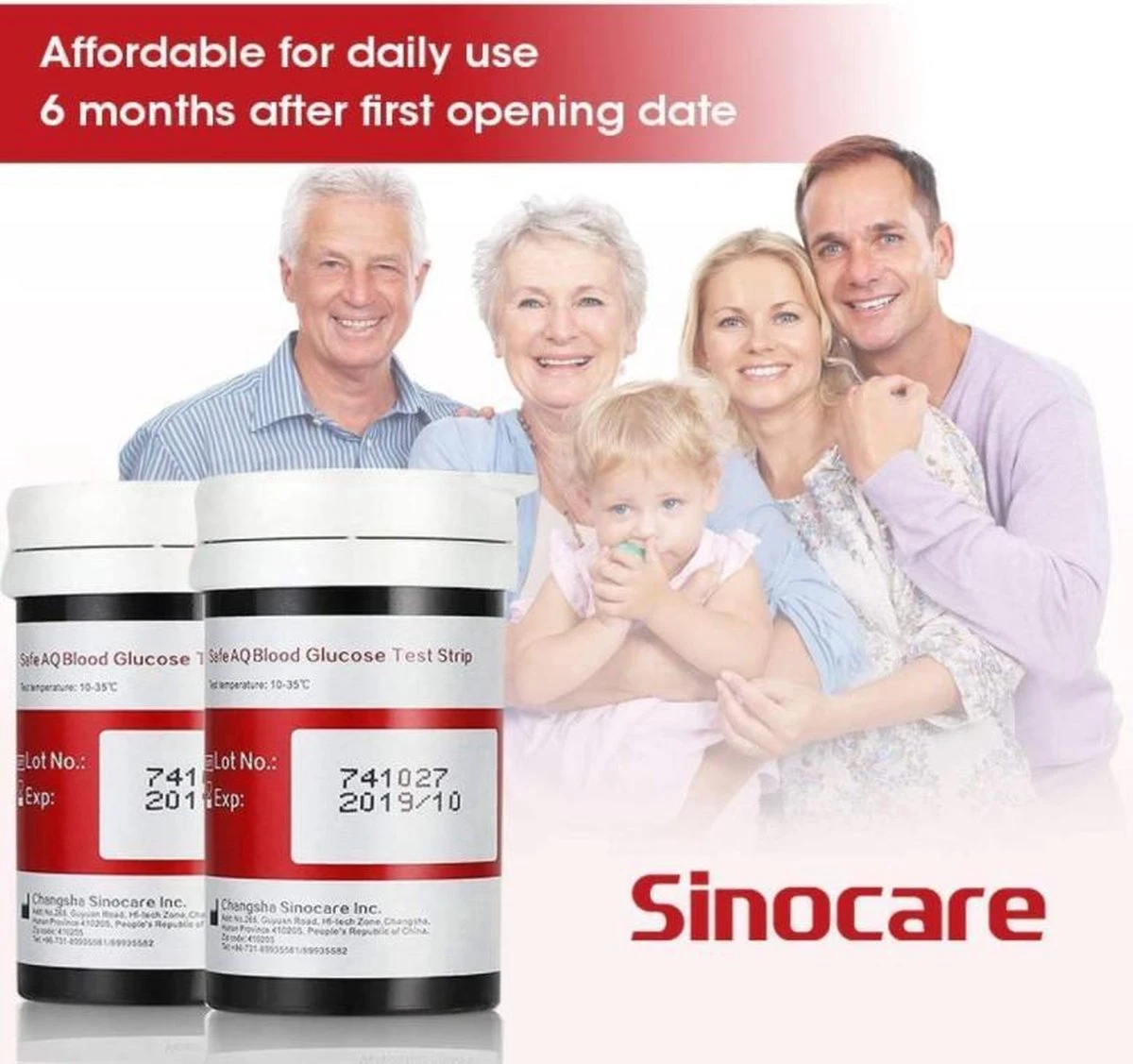 Sinocare - 5 Seconden Result Bloedglucosemeter, Safe AQ Smart Bloedglucosetestkit Met Bloedglucoseteststrips X 50 + Bloedsuikertestlancet X 50 + 2 AAA Batterijen + Diabetische Prikpen Zonder Code - Mg/dL 5 Sinocare - 5 Seconden Result Bloedglucosemeter, Safe AQ Smart Bloedglucosetestkit Met Bloedglucoseteststrips X 50 + Bloedsuikertestlancet X 50 + 2 AAA Batterijen + Diabetische Prikpen Zonder Code - Mg/dL - Afbeelding 3