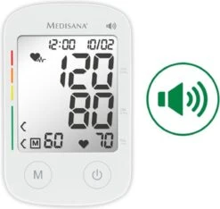 Medisana BU 535 Voice Sprekende Bovenarmbloeddrukmeter -Winkel Voor Thuisgezondheidsmeetapparatuur 1200x1135 2