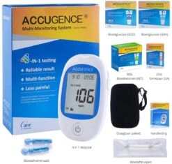 Glucosemeter – Bloedsuikermeter - Keto Dieet - Accu Chek - Glucosemeter Startpakket - 4in1 Multifunctionele -Winkel Voor Thuisgezondheidsmeetapparatuur 1200x1141 5