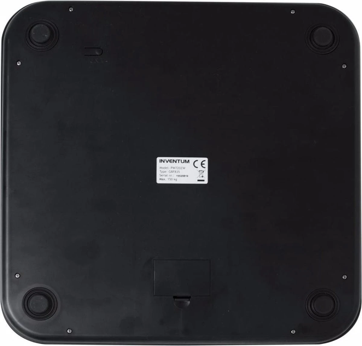 Inventum PW720ZW - Personenweegschaal - 8 Gebruikers - Tot 150 Kg - Zwart/RVS 10 Inventum PW720ZW - Personenweegschaal - 8 Gebruikers - Tot 150 Kg - Zwart/RVS - Afbeelding 8