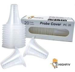 HighFiv® - Navulset Wegwerp Lensfilters / Beschermkapjes Voor Thermometer - Dopjes LF20 LF40 Voor Braun Thermoscan En Alle Andere Oor Thermometers
